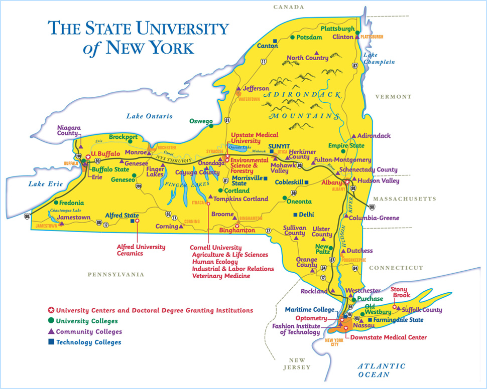 Suny Map